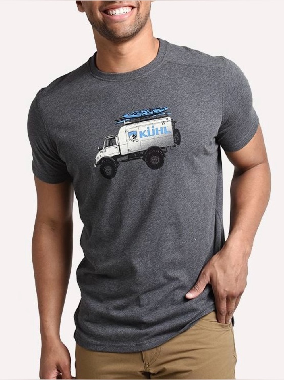 Men’s KÜHL MOG Wildfibre Organic Cotton Tee | Gray | Size XL